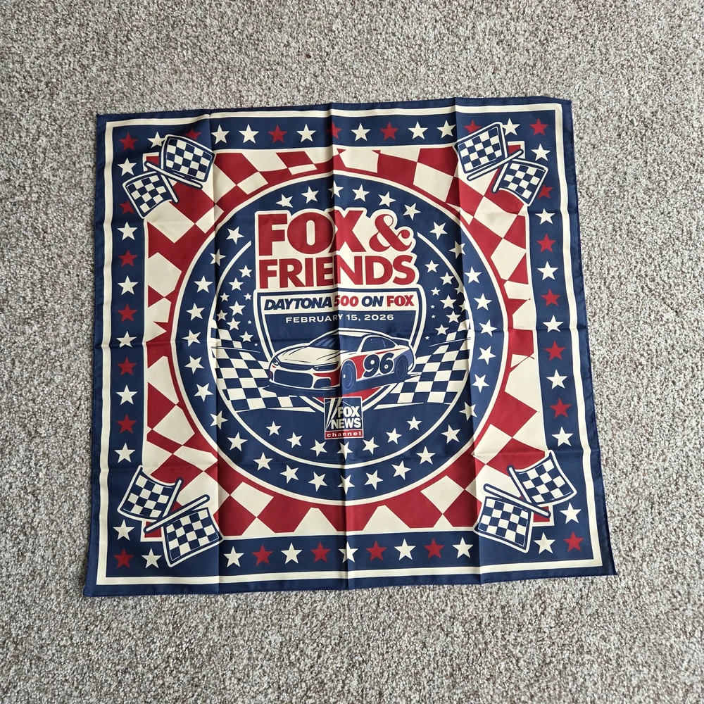 Daytona 500 2026 Commemerative Bandana Fox And Friends New 2/15/2026